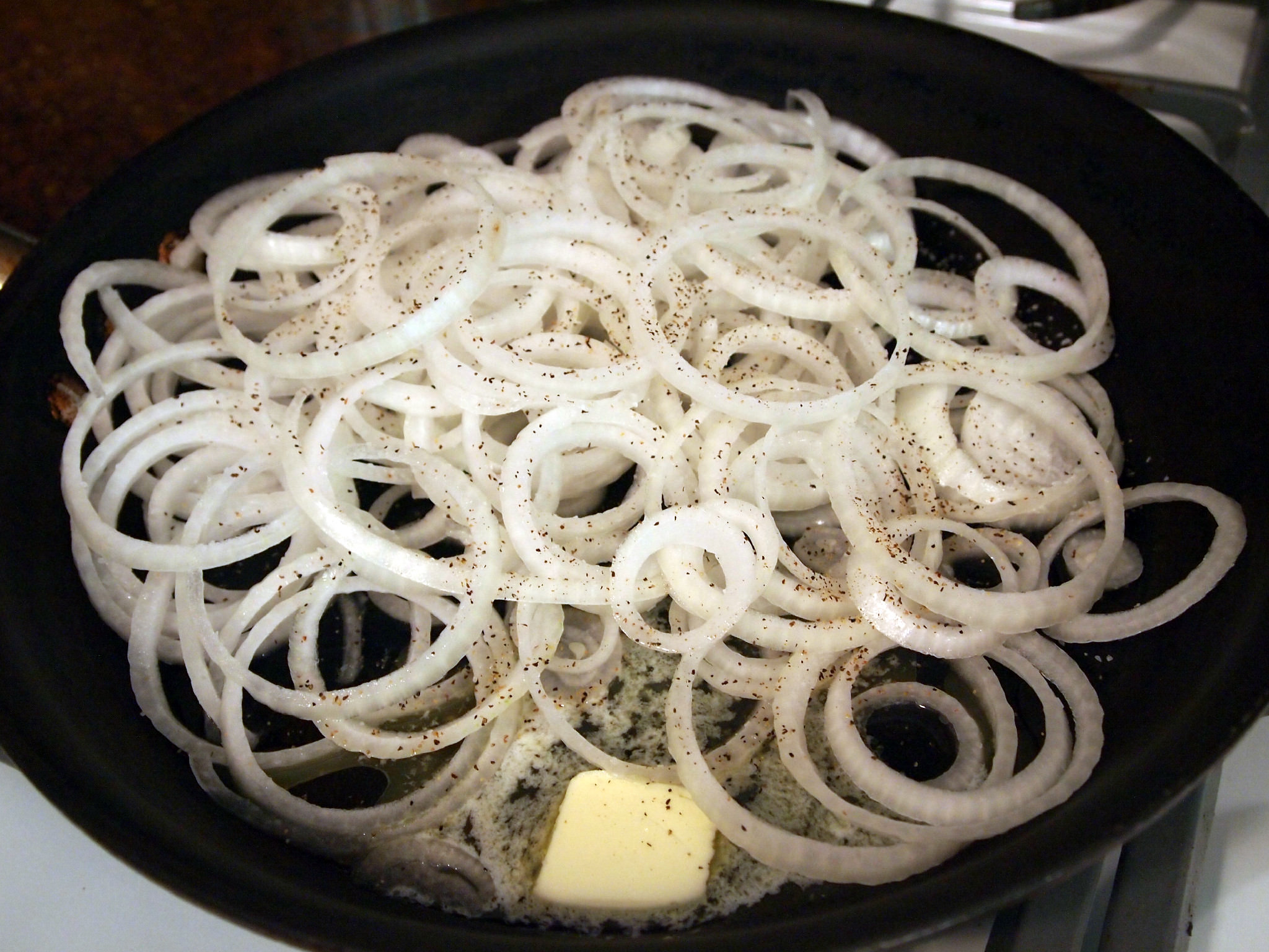 onions in butter